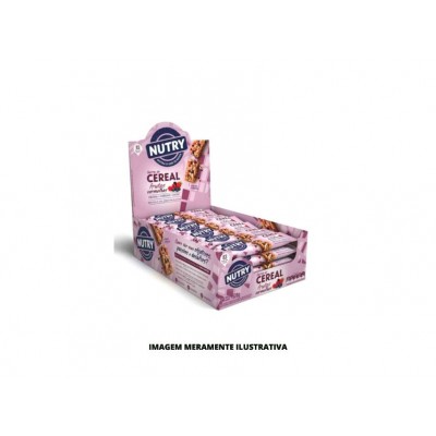 BARRA DE CEREAL NUTRY FRUTAS VERMELHAS 1X24X22G